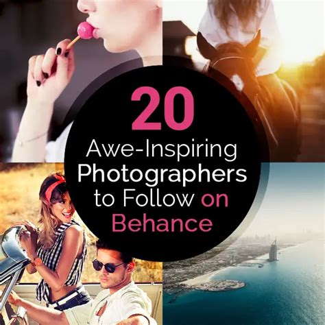 20 inspirational photographers to follow on Behance.